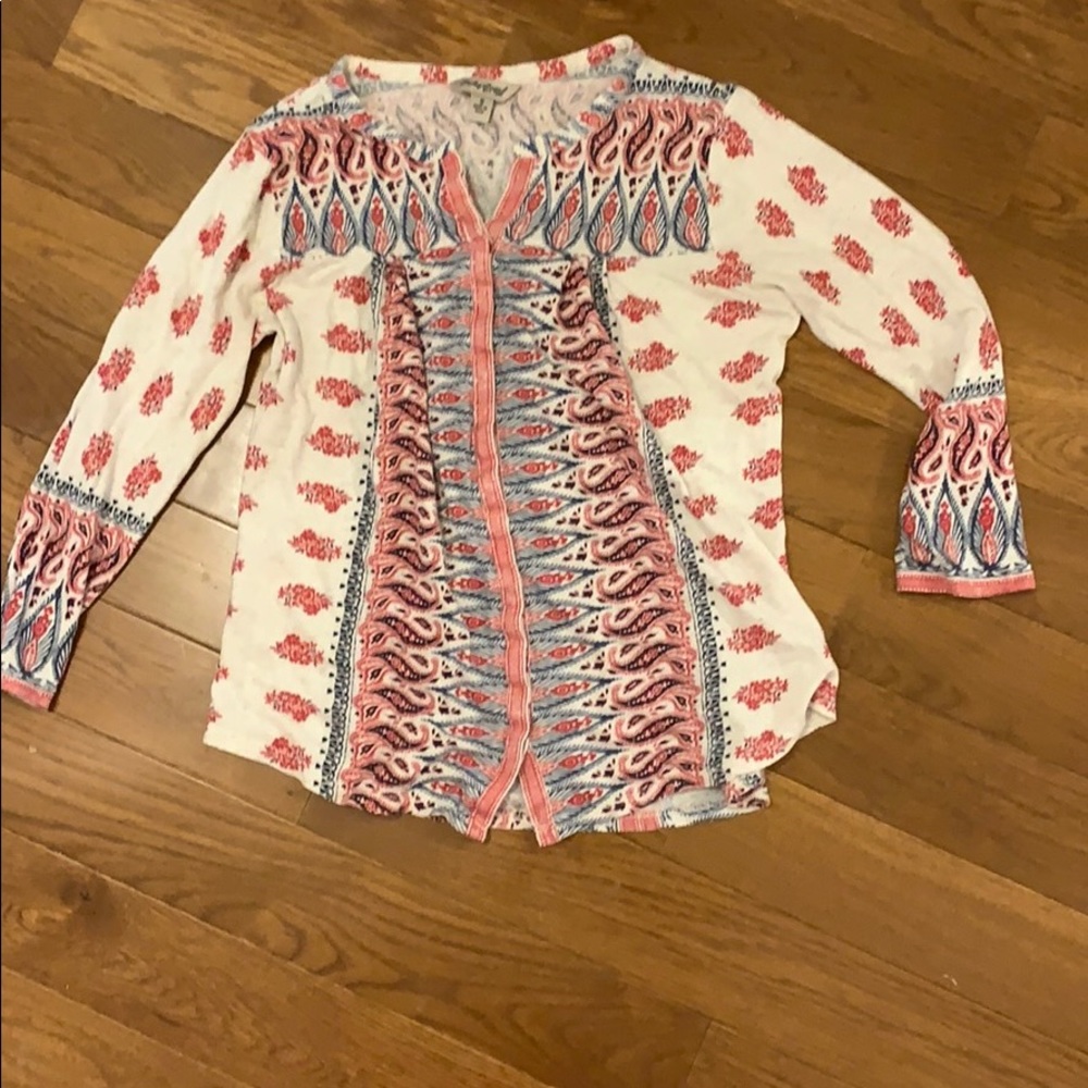 Women’s Lucky Brand Top with 3/4 sleeves